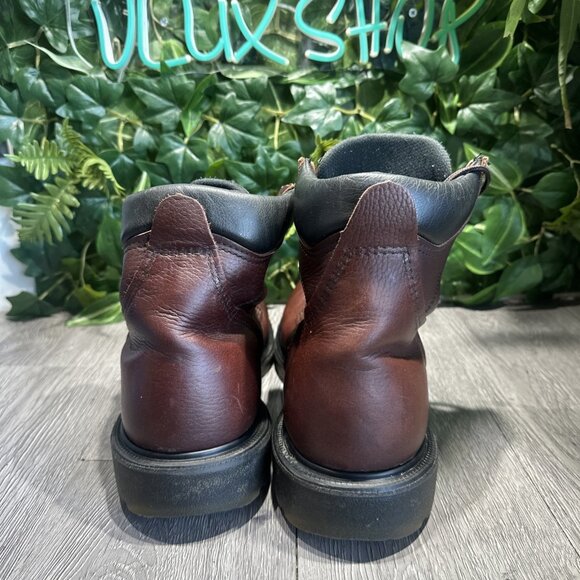 Red Wing Work Boots Brown Leather 606 ASTM F2892-18 EH Mens Sz 11.5 E2 Made USA main image 10